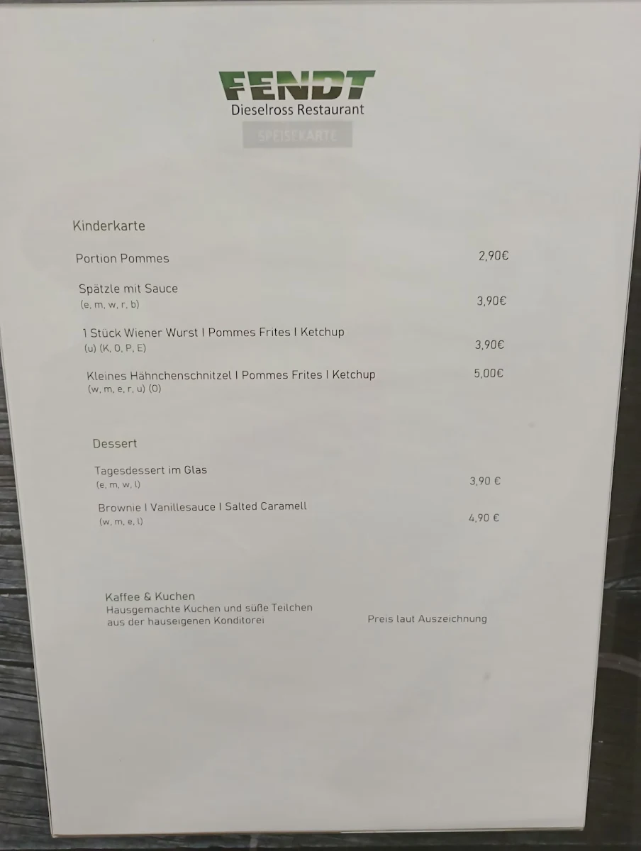 Speisekarte photo 1