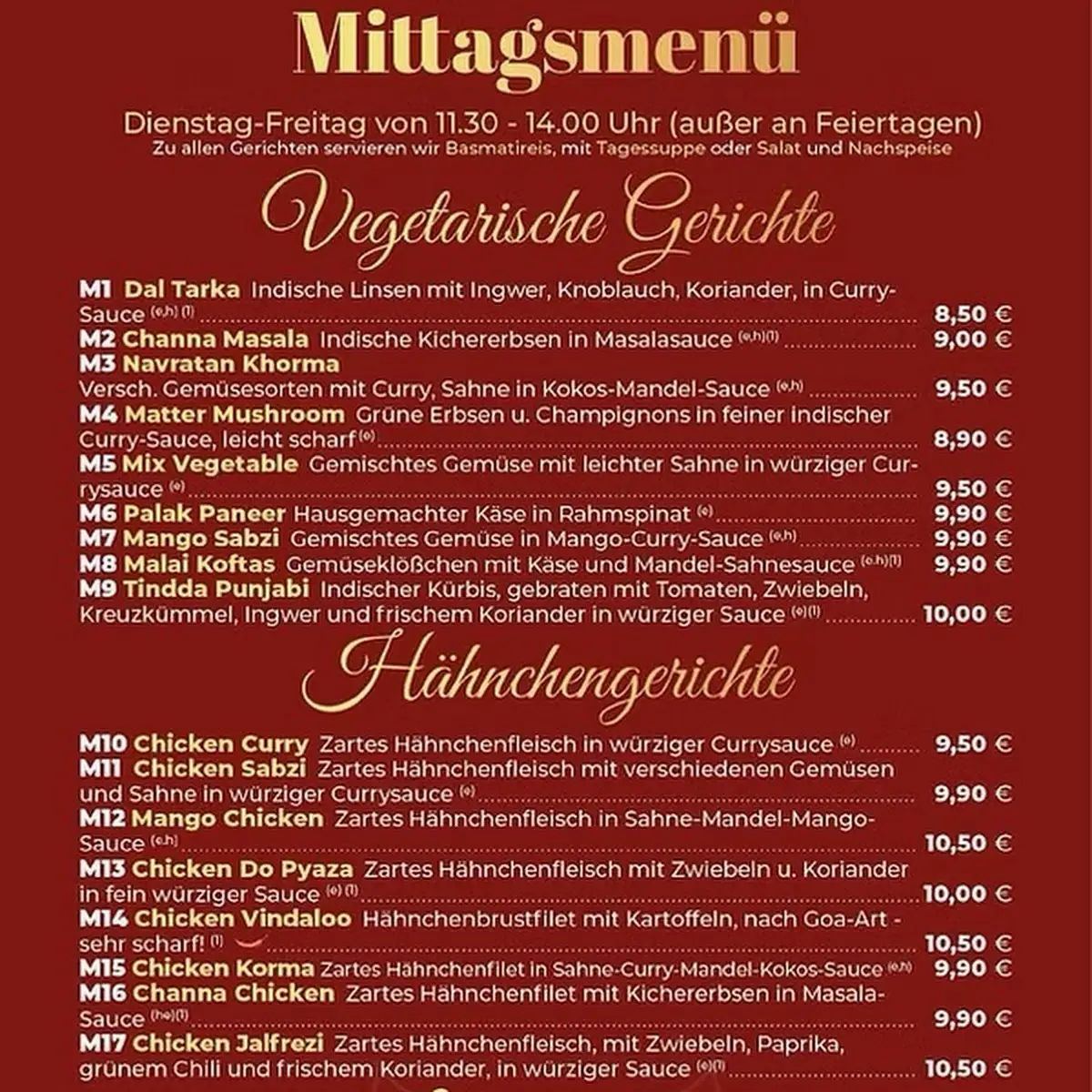 Speisekarte photo 2