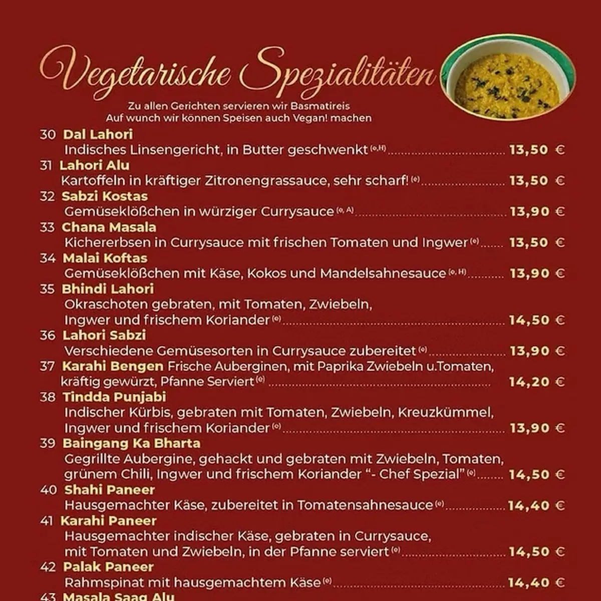 Speisekarte photo 5