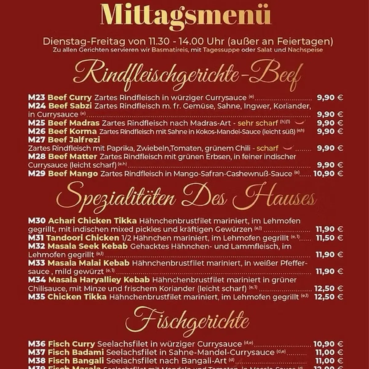 Speisekarte photo 7