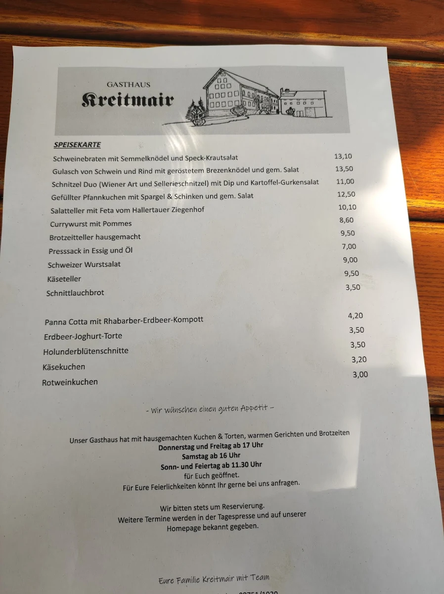 Speisekarte photo 5