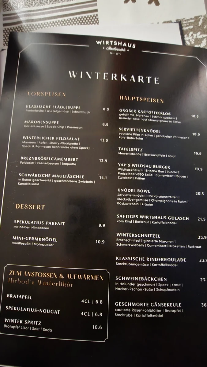 Speisekarte photo 2