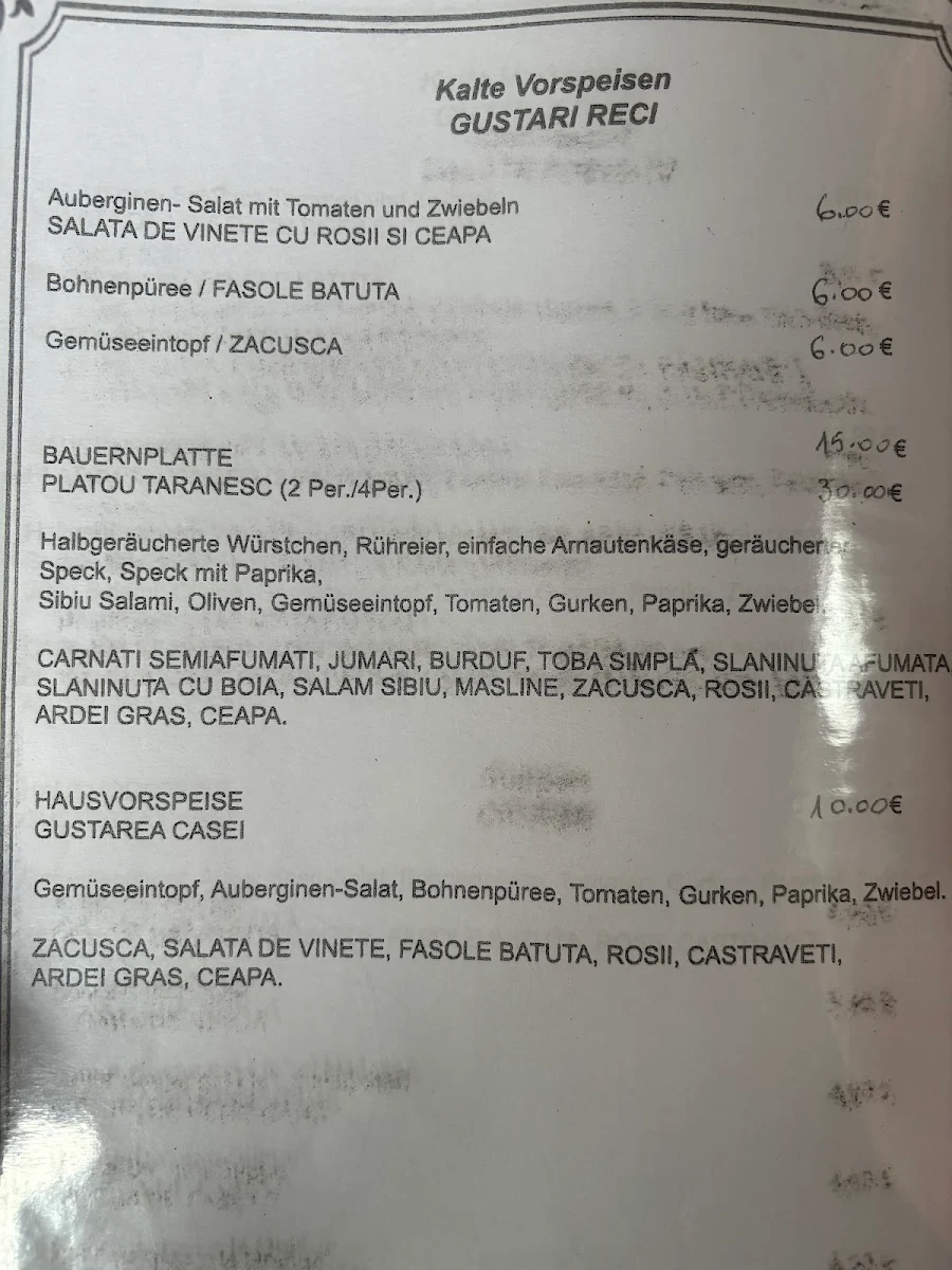 Speisekarte photo 1