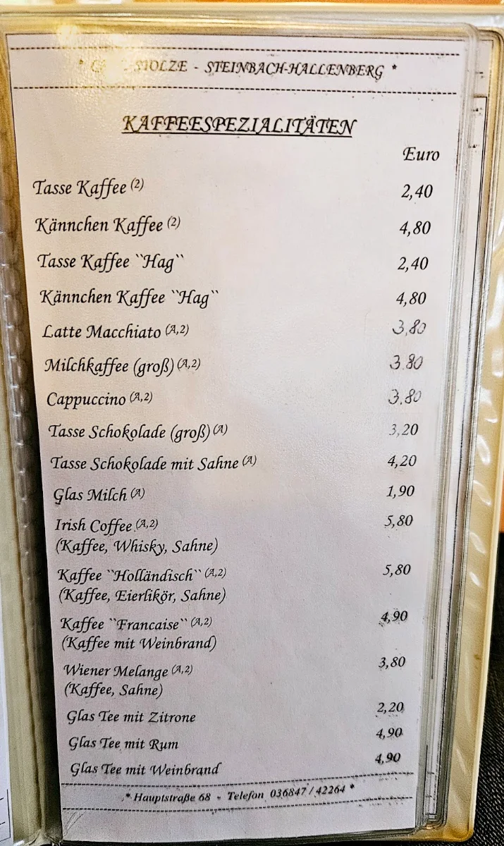 Speisekarte photo 2