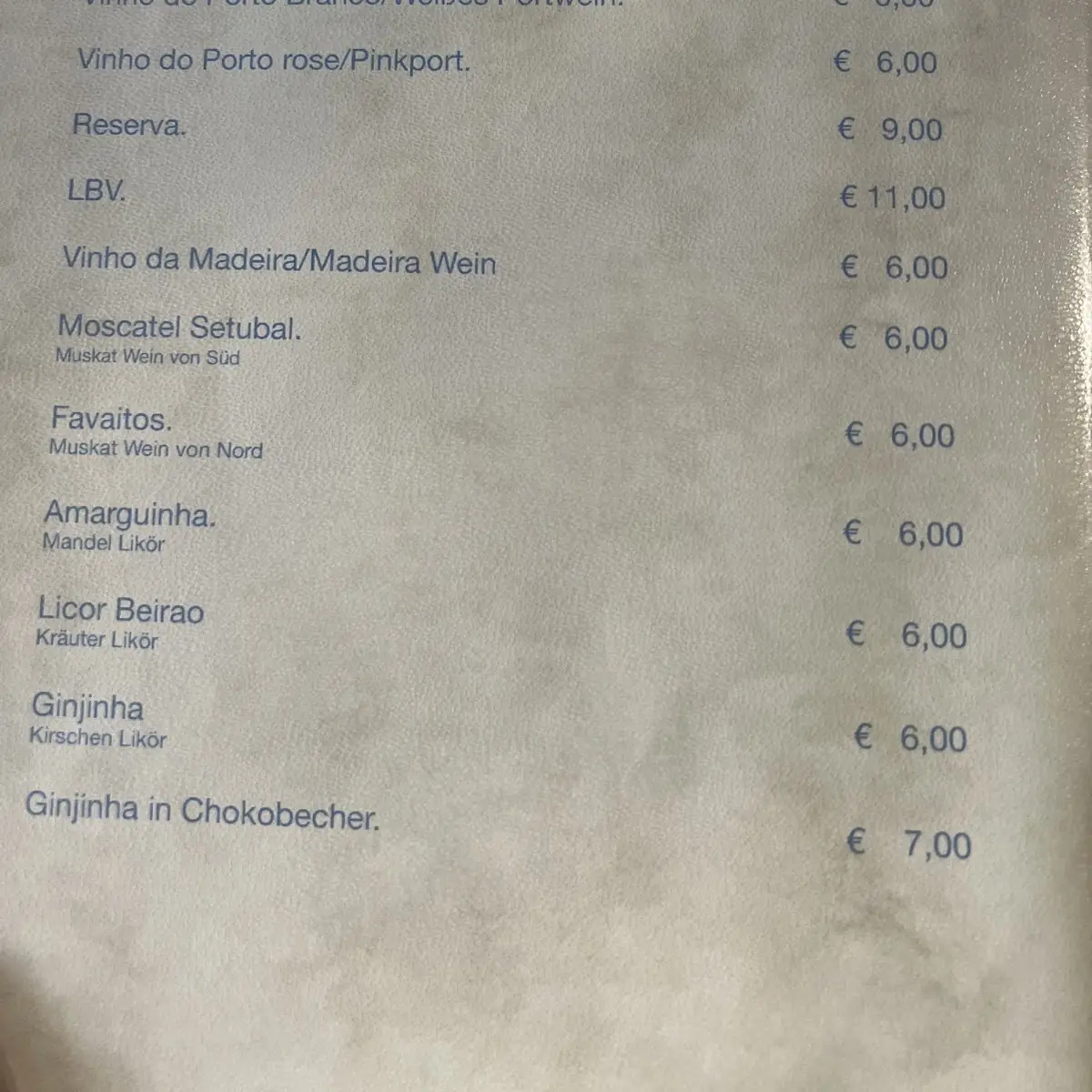 Speisekarte photo 5