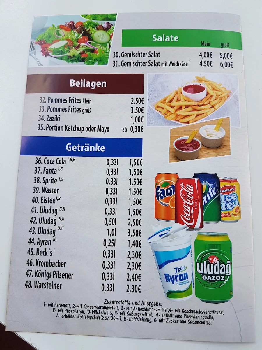 Speisekarte photo 3
