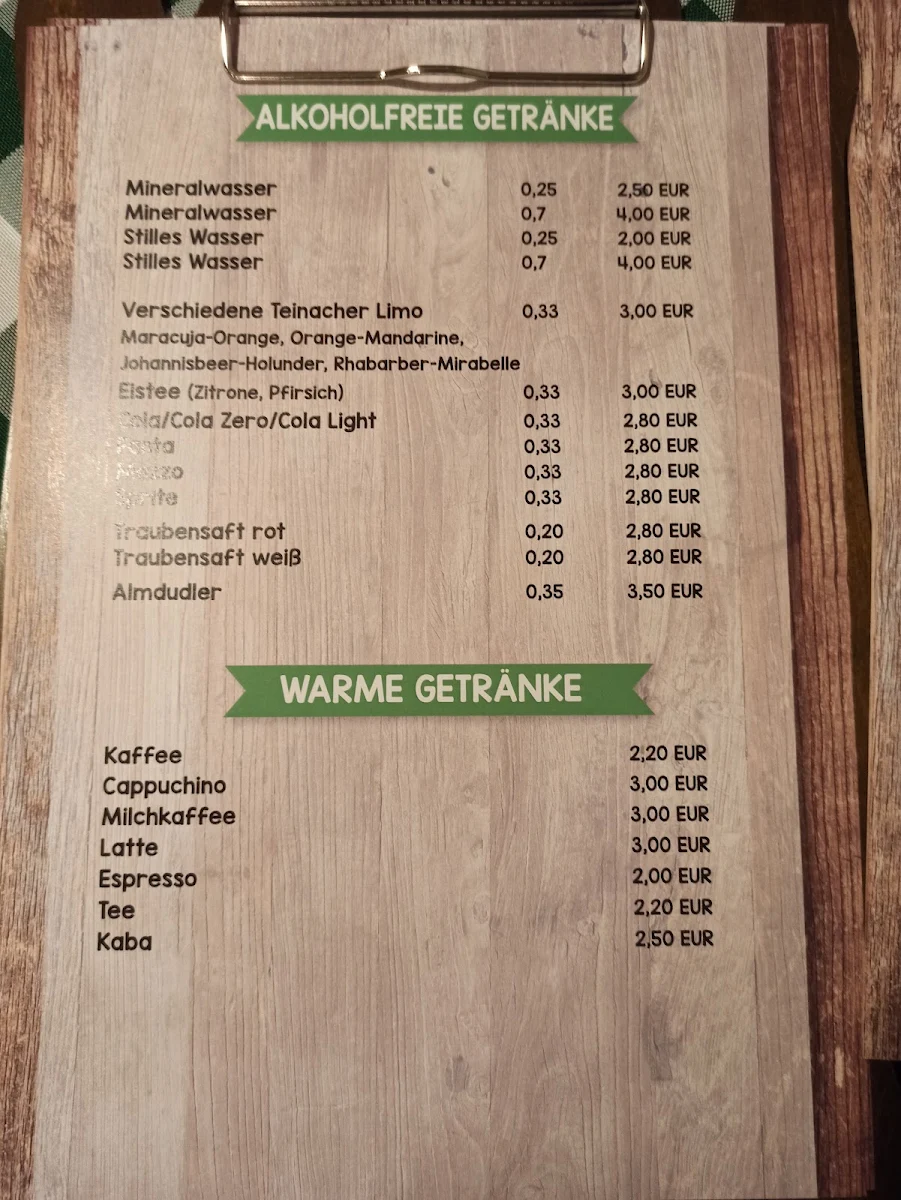 Speisekarte photo 2