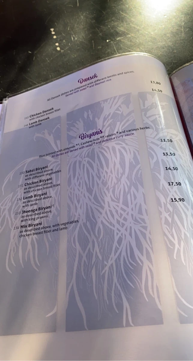 Speisekarte, VIPAN