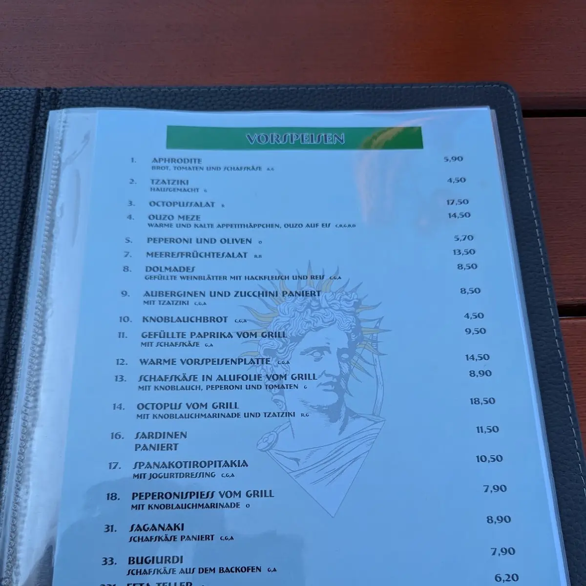 Speisekarte photo 3