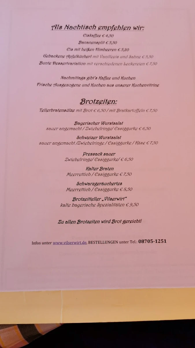 Speisekarte photo 2