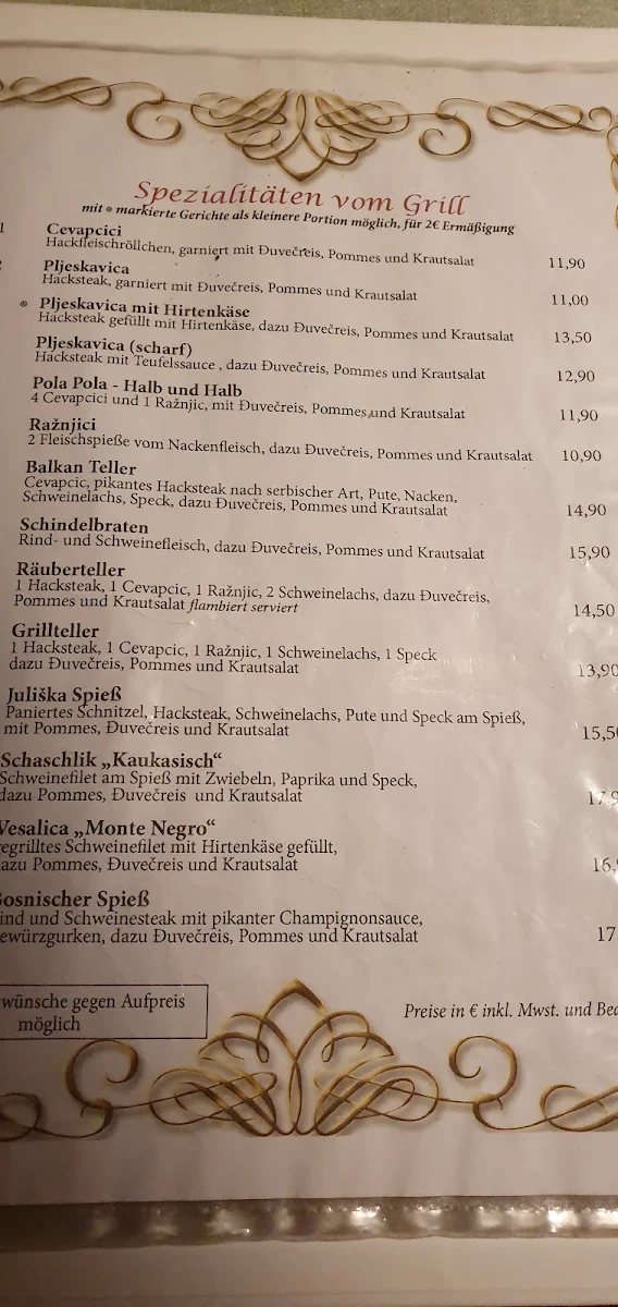 Speisekarte photo 4