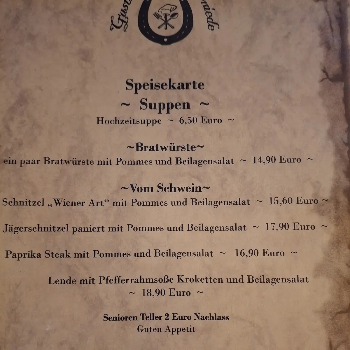 Speisekarte photo 2