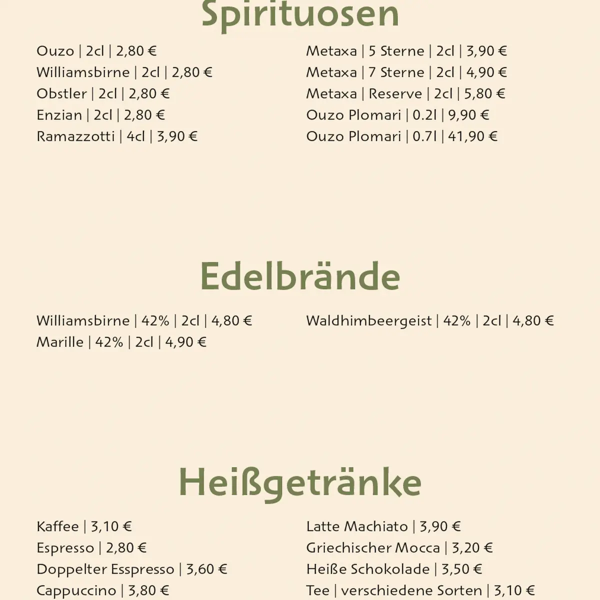 Speisekarte photo 10