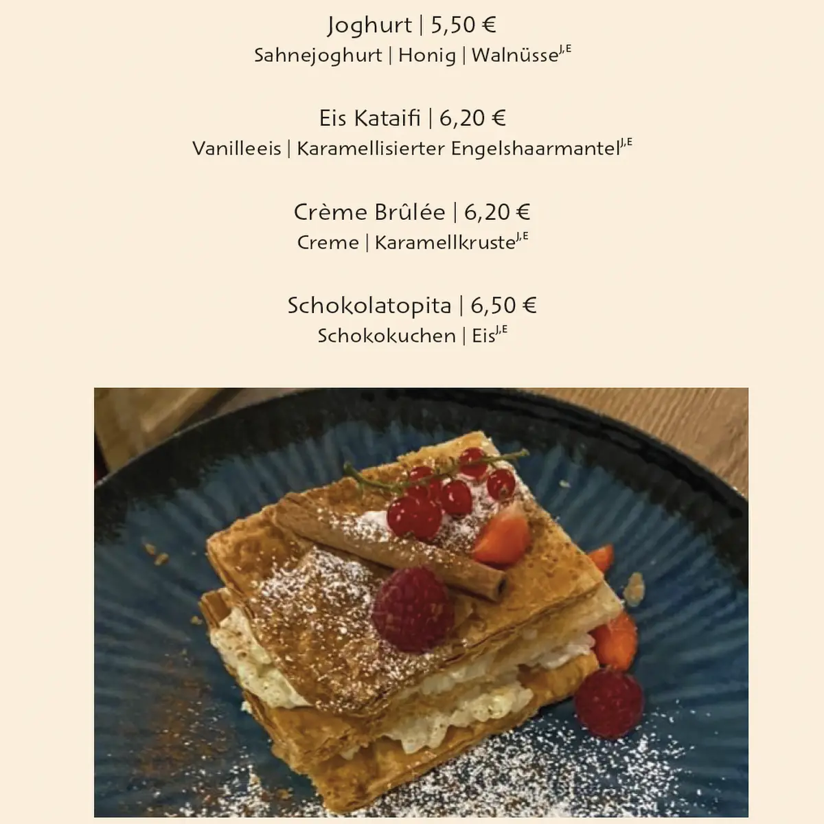 Speisekarte photo 4