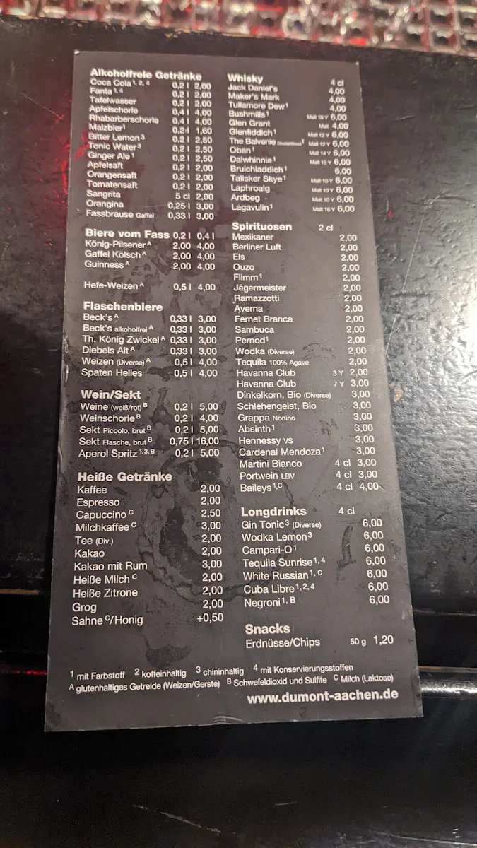 Speisekarte photo 2