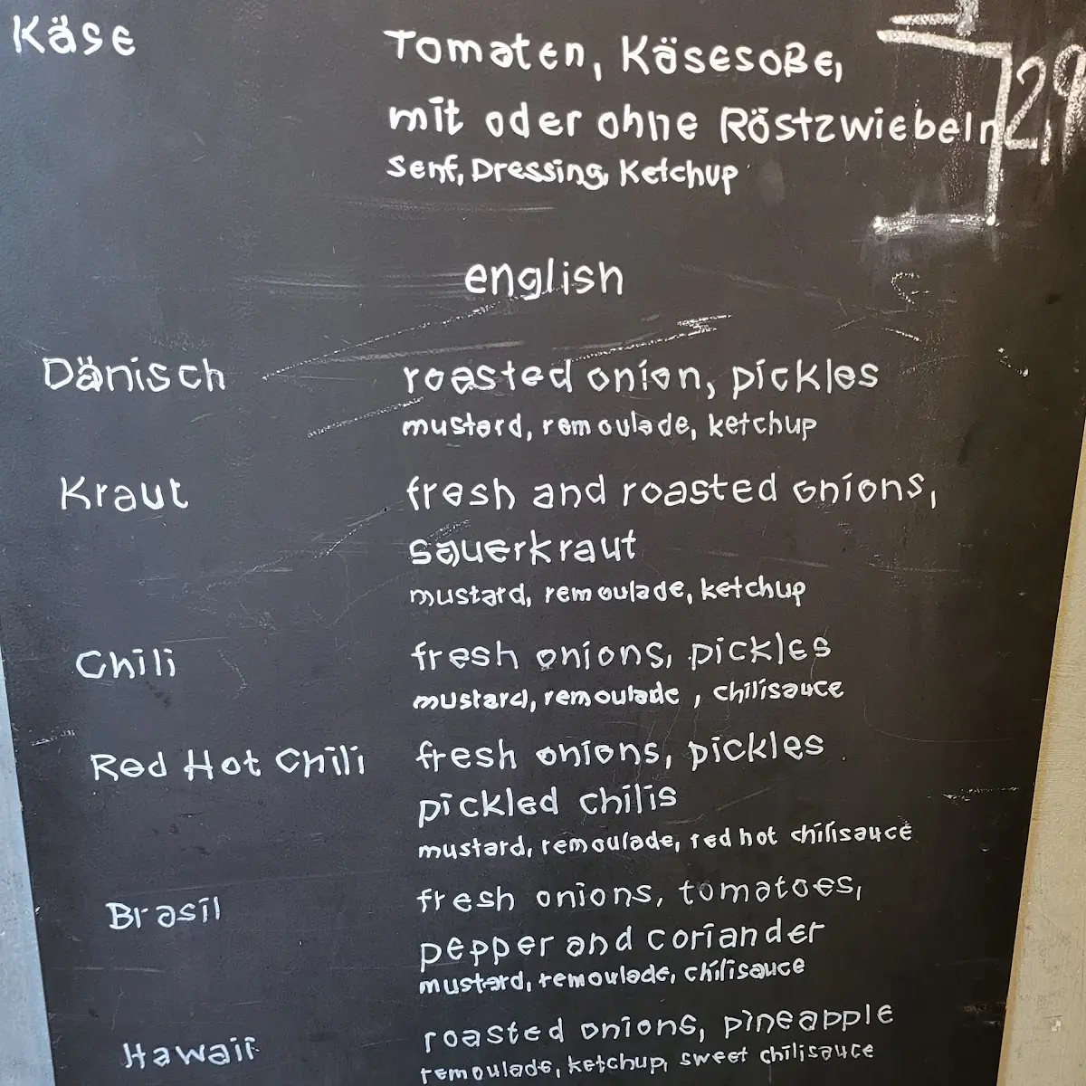 Speisekarte photo 2