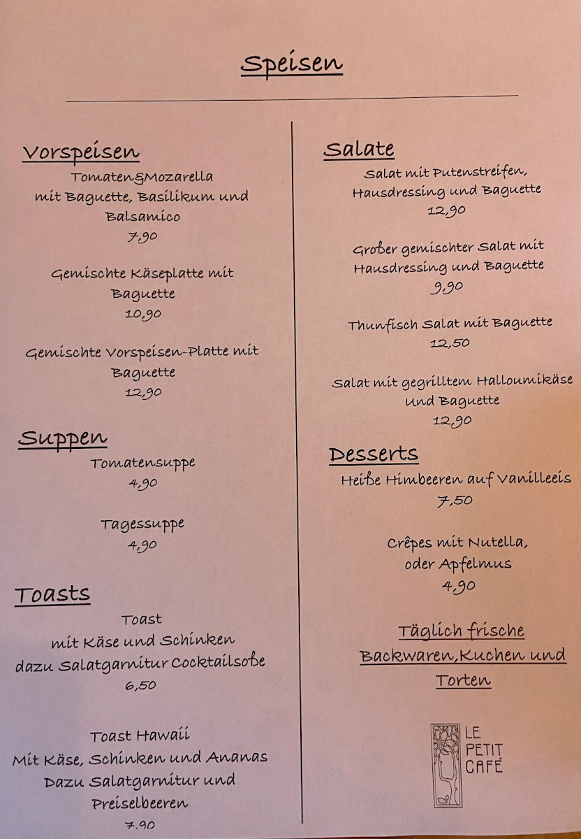 Speisekarte photo 2