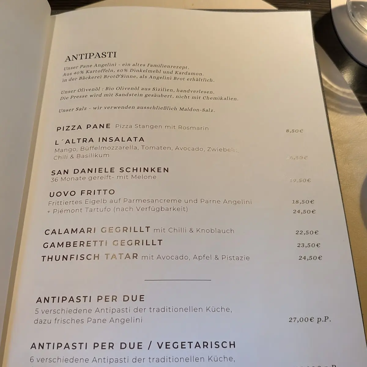 Speisekarte photo 1