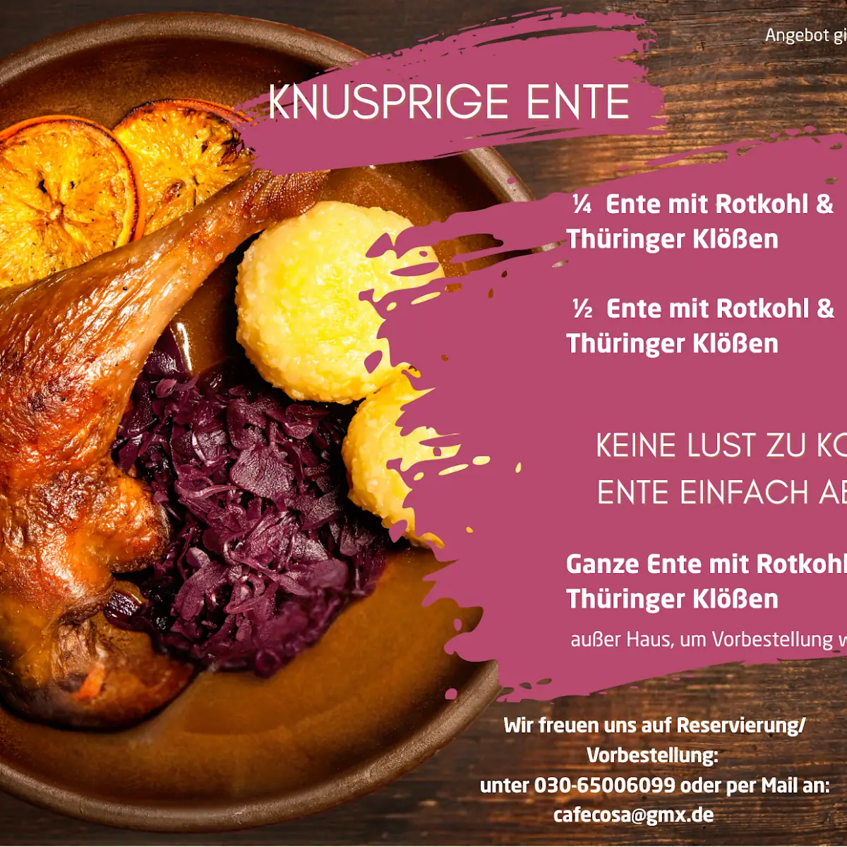 Speisekarte photo 2