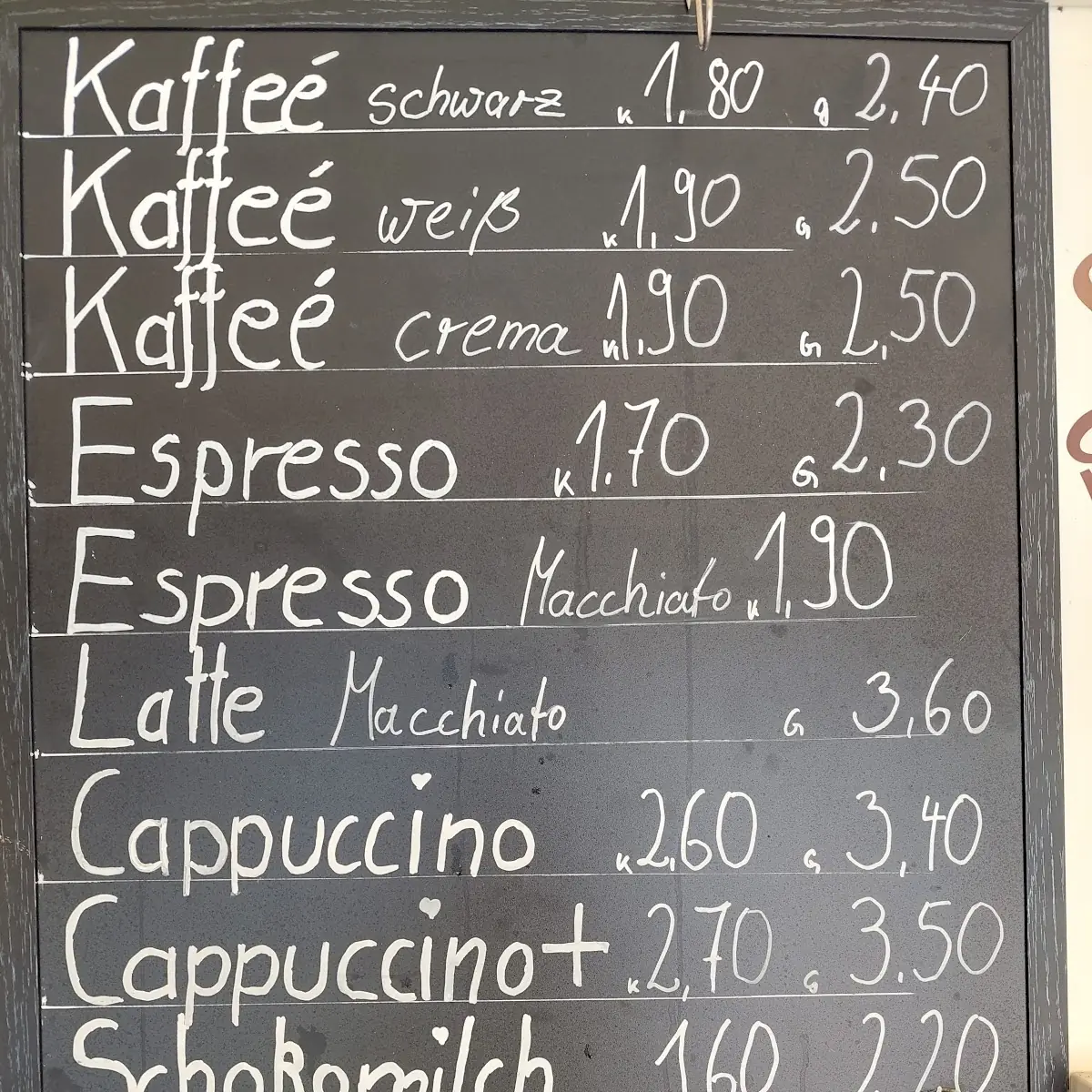 Speisekarte, Partyschneider - Süße Oase - Imbiss (süß und herzhaft)