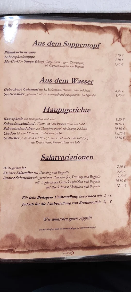 Speisekarte photo 2