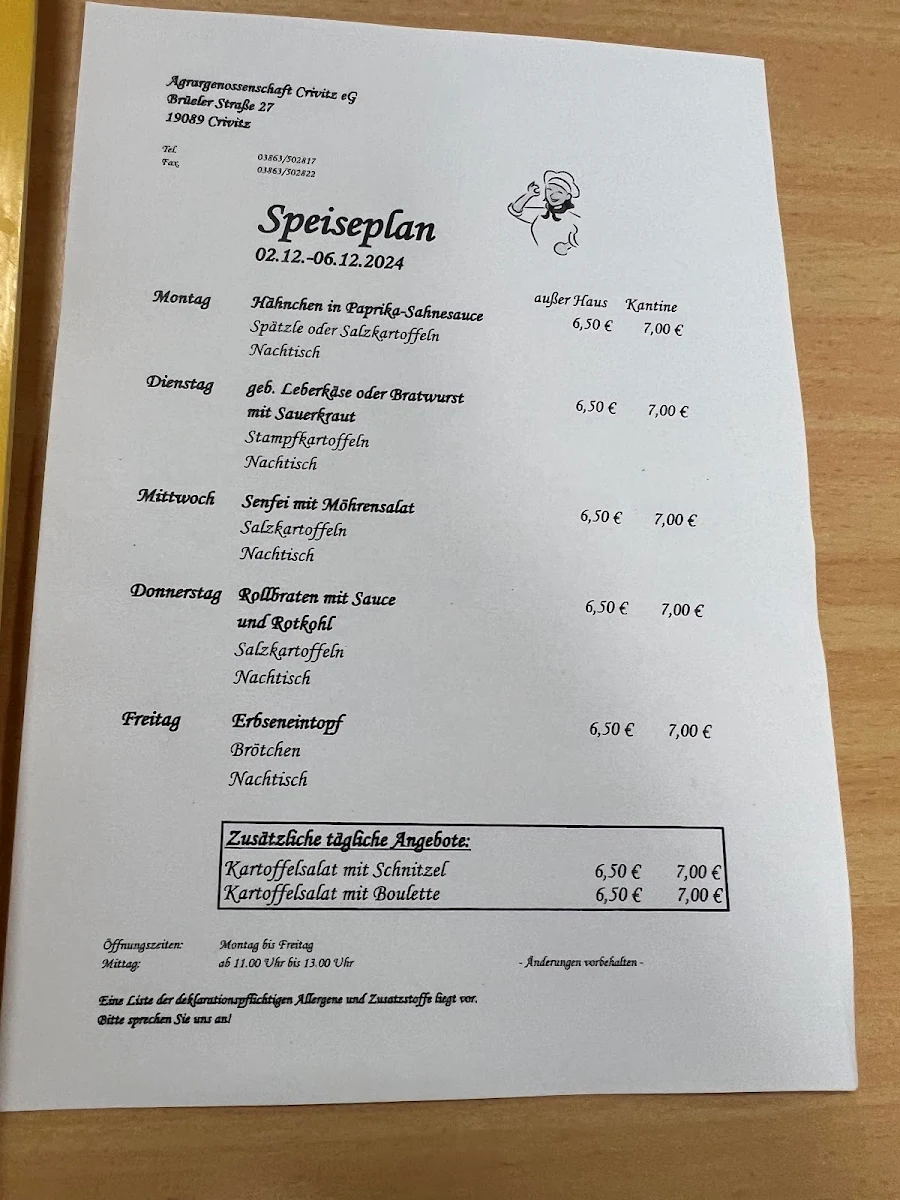 Speisekarte photo 4