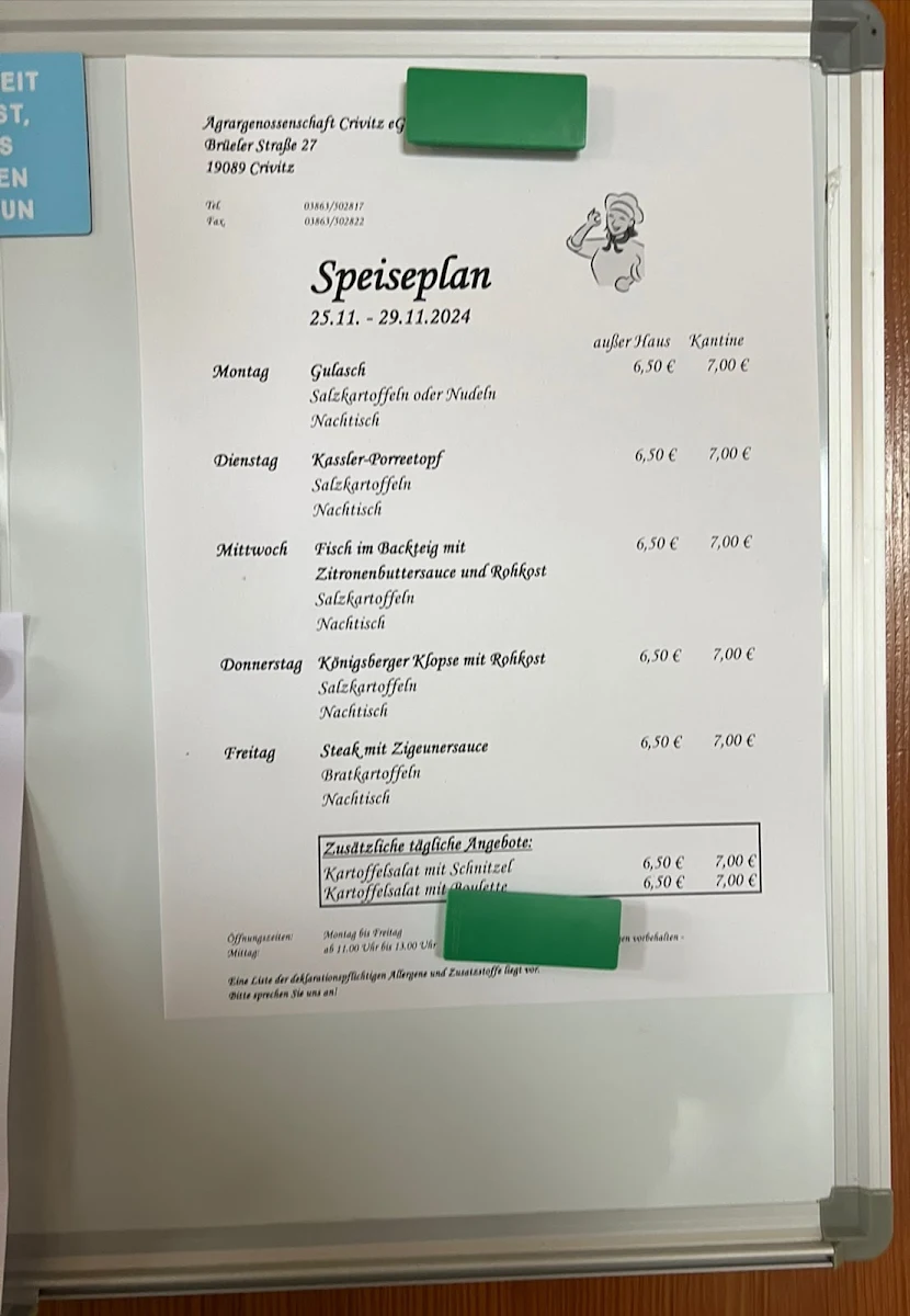 Speisekarte photo 5
