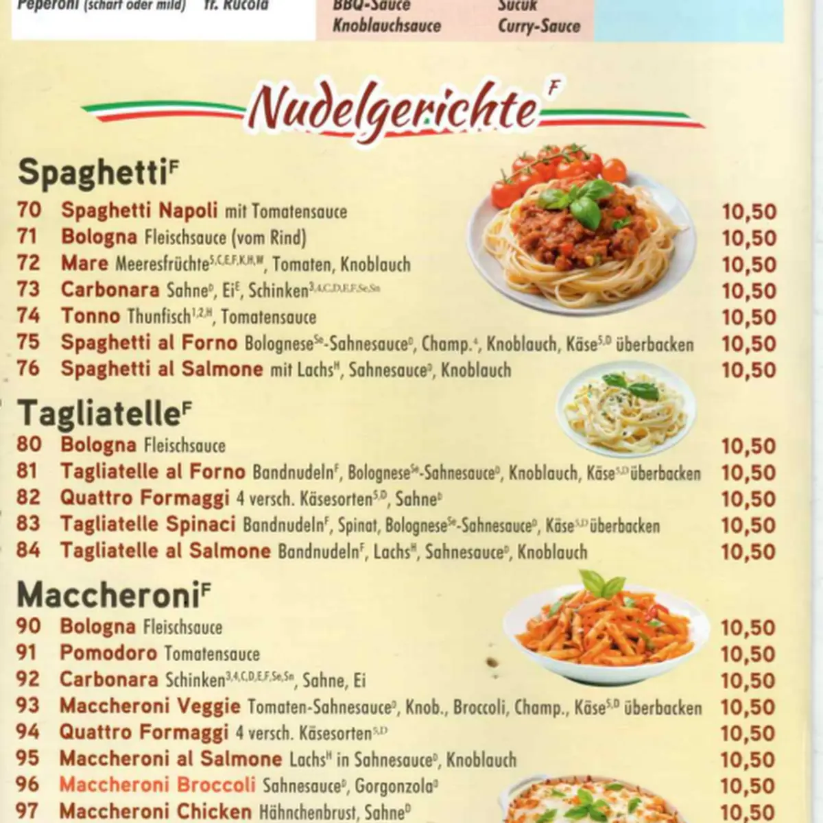 Speisekarte photo 2