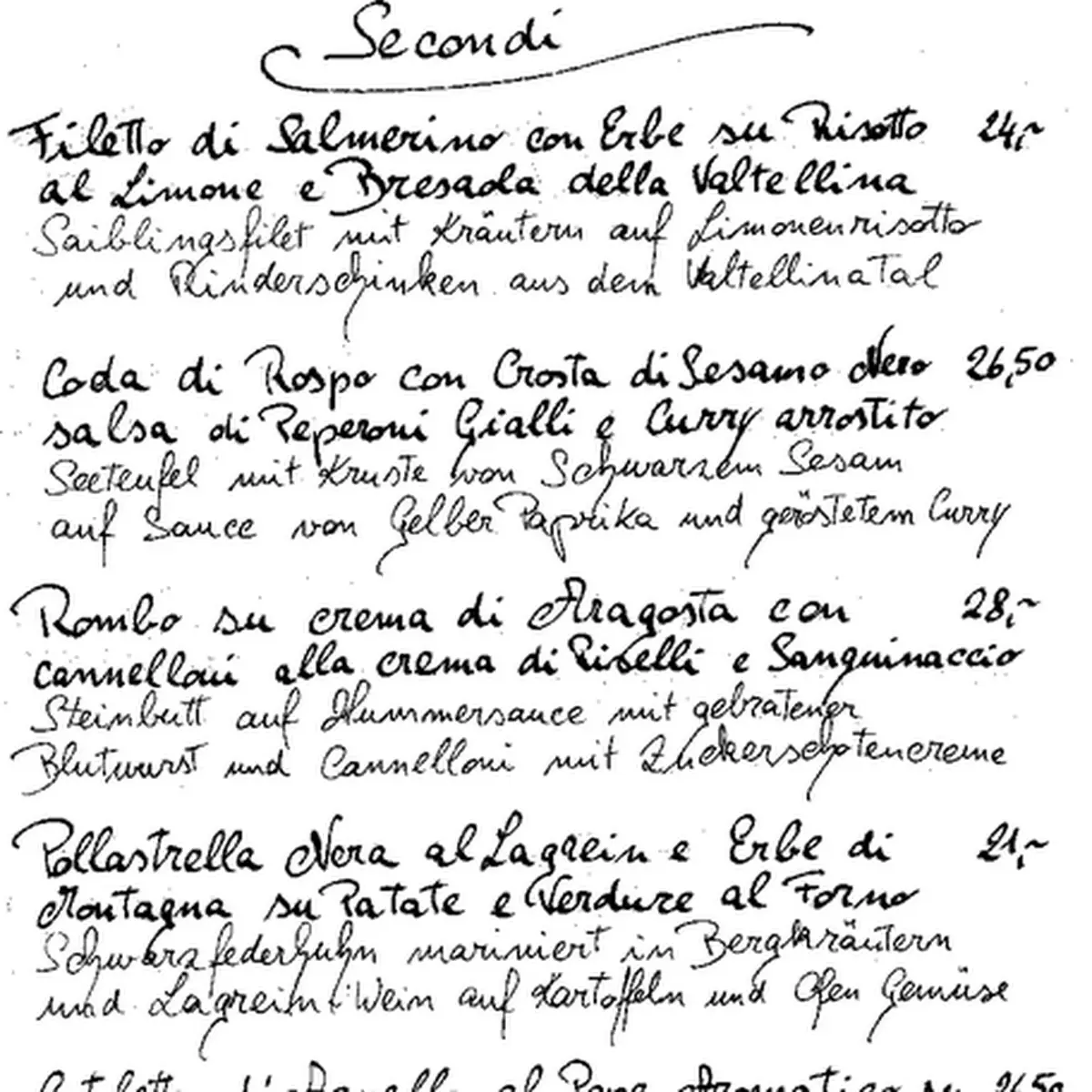 Speisekarte photo 3
