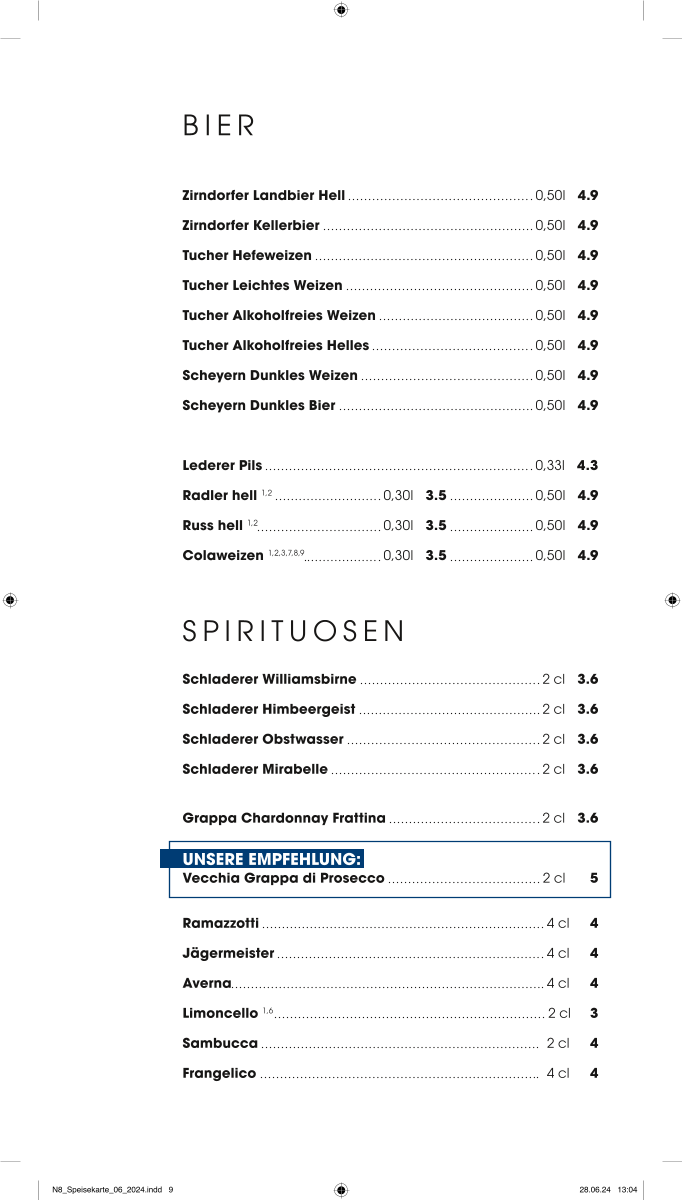 Speisekarte photo 1