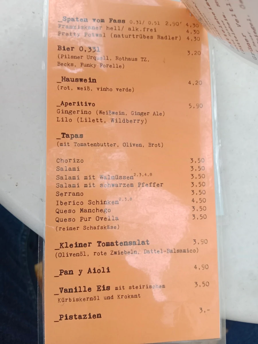 Speisekarte photo 8