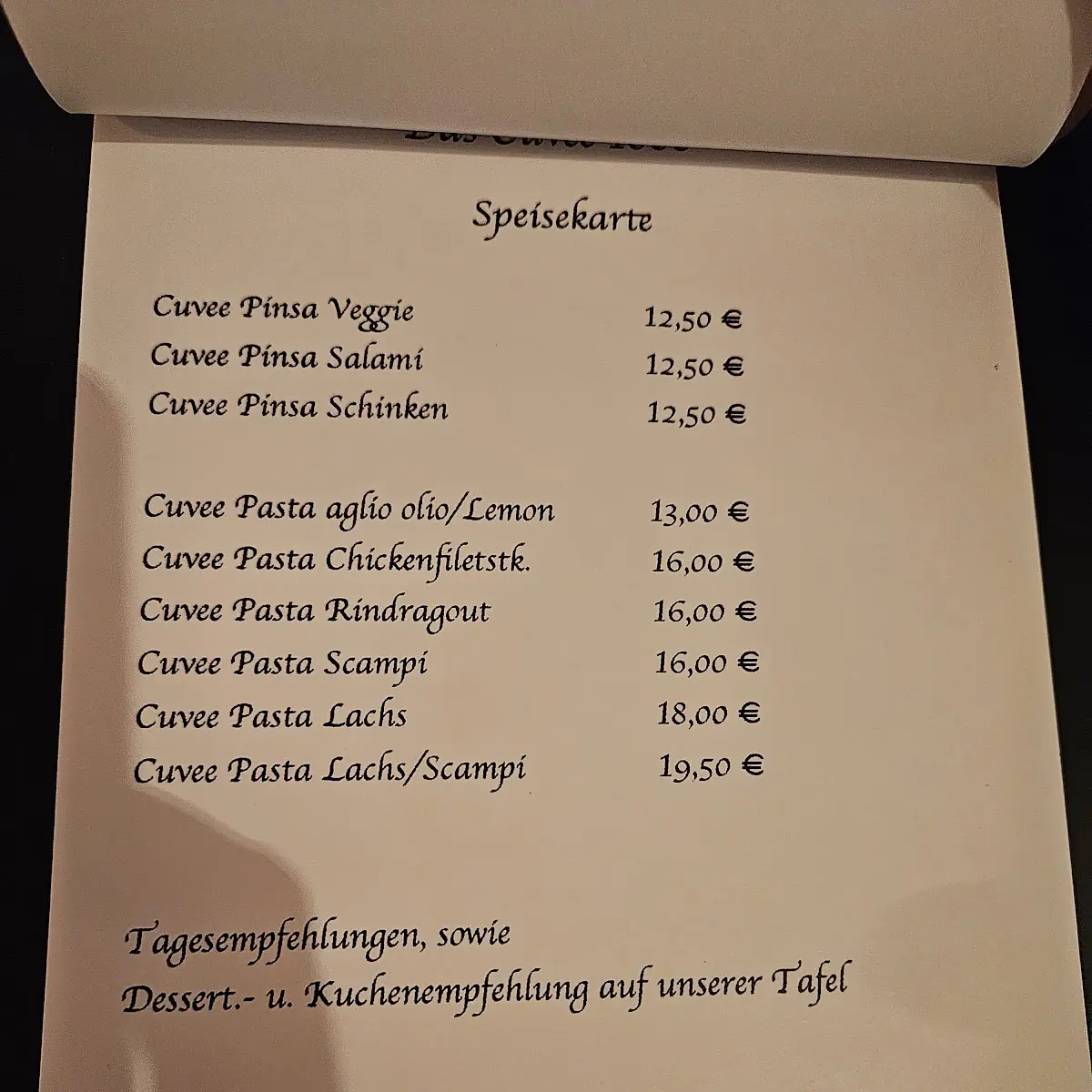 Speisekarte photo 4