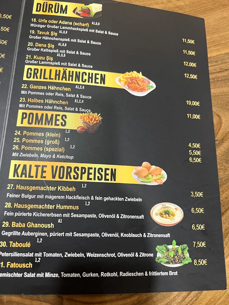 Speisekarte photo 5