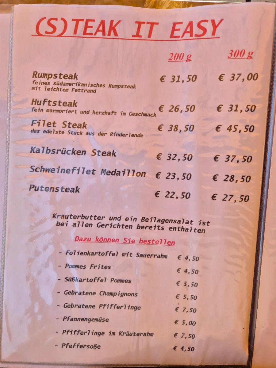 Speisekarte photo 2