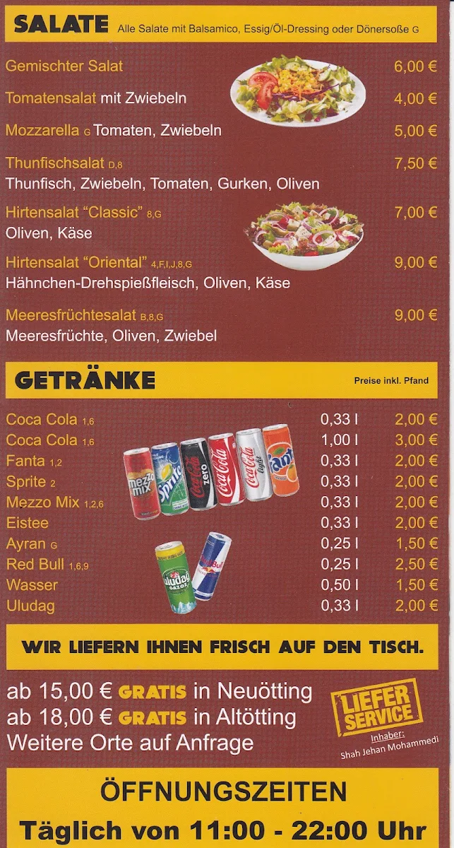 Speisekarte photo 5