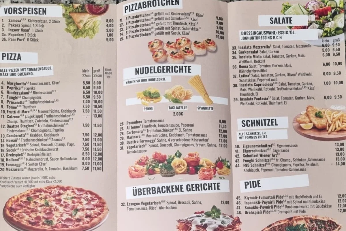Speisekarte photo 3
