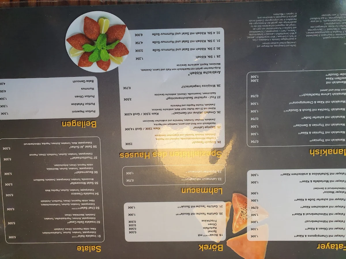 Speisekarte photo 3