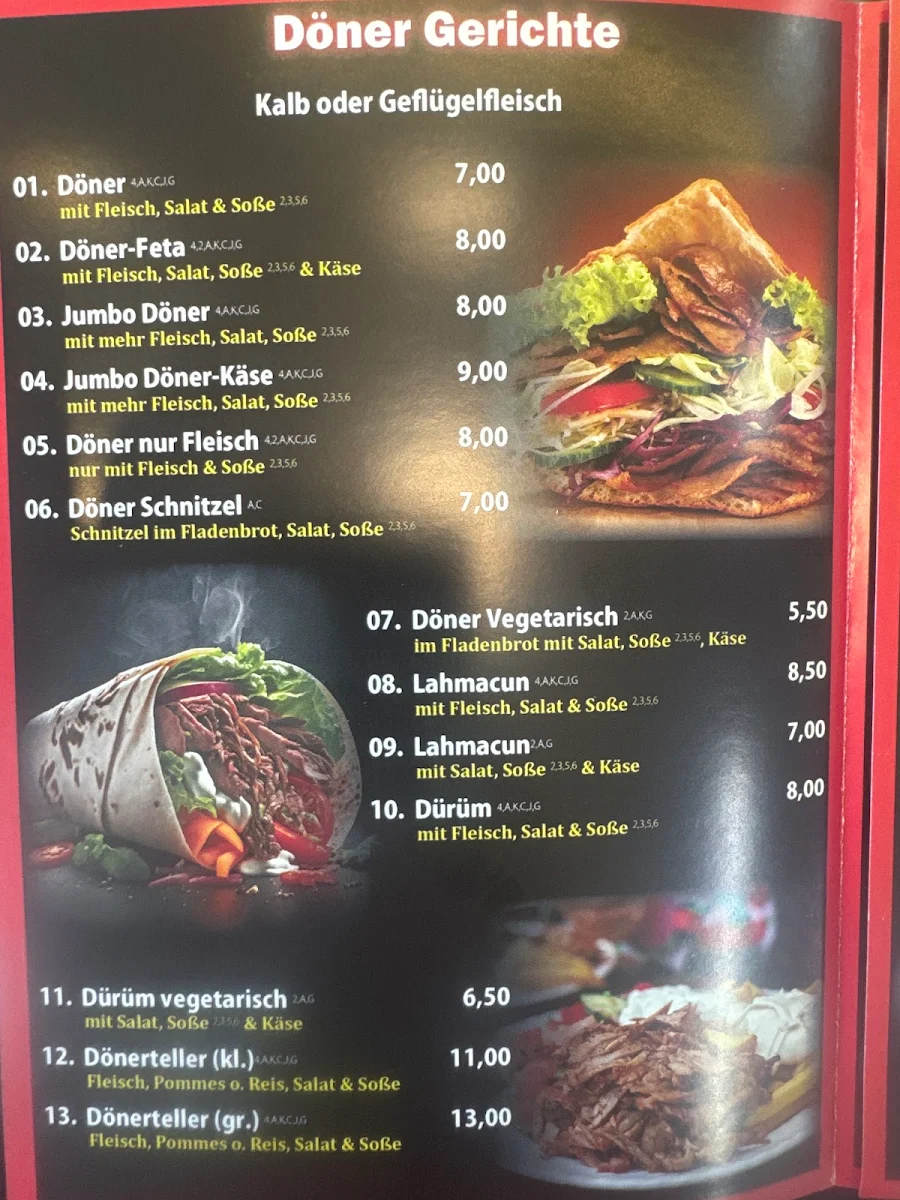 Speisekarte photo 2
