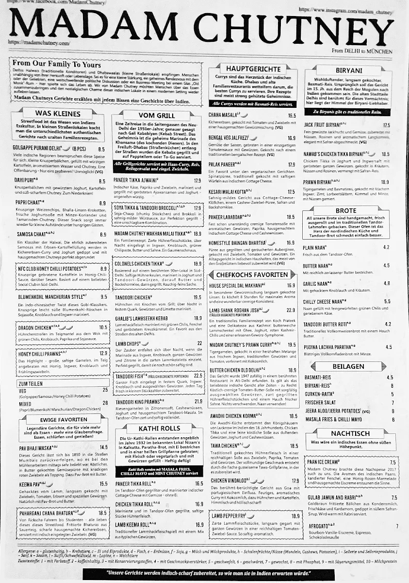 Speisekarte photo 2