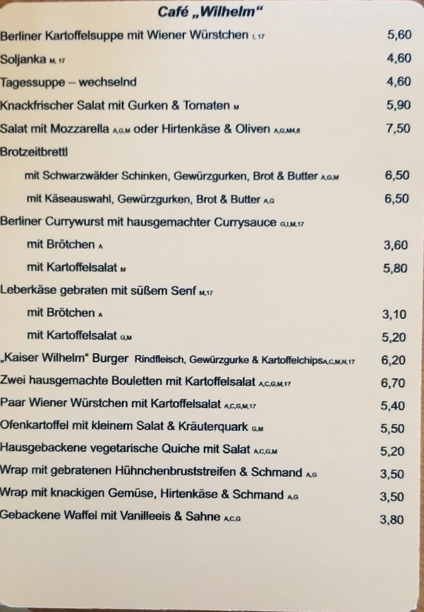 Speisekarte photo 1