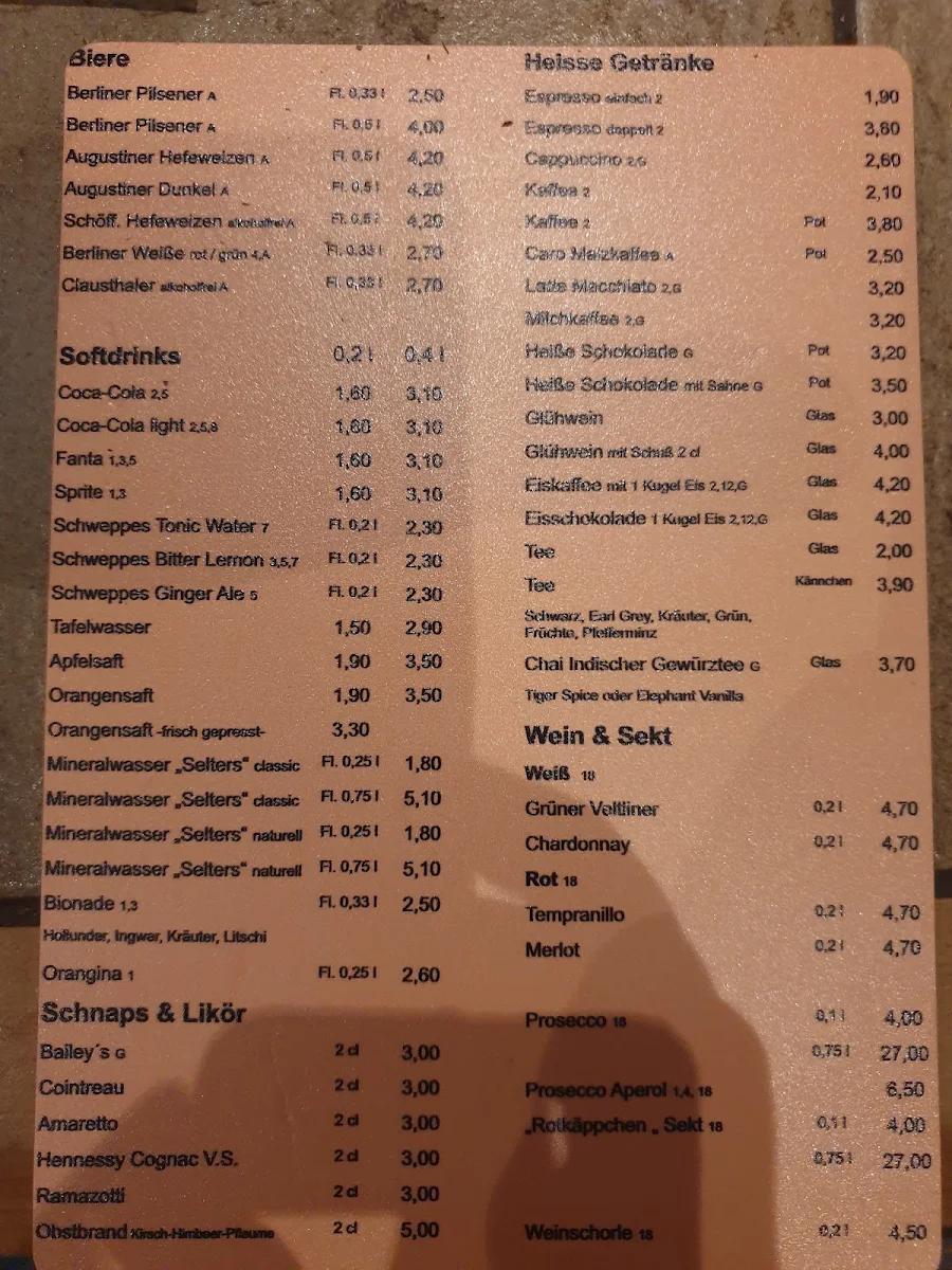 Speisekarte photo 2