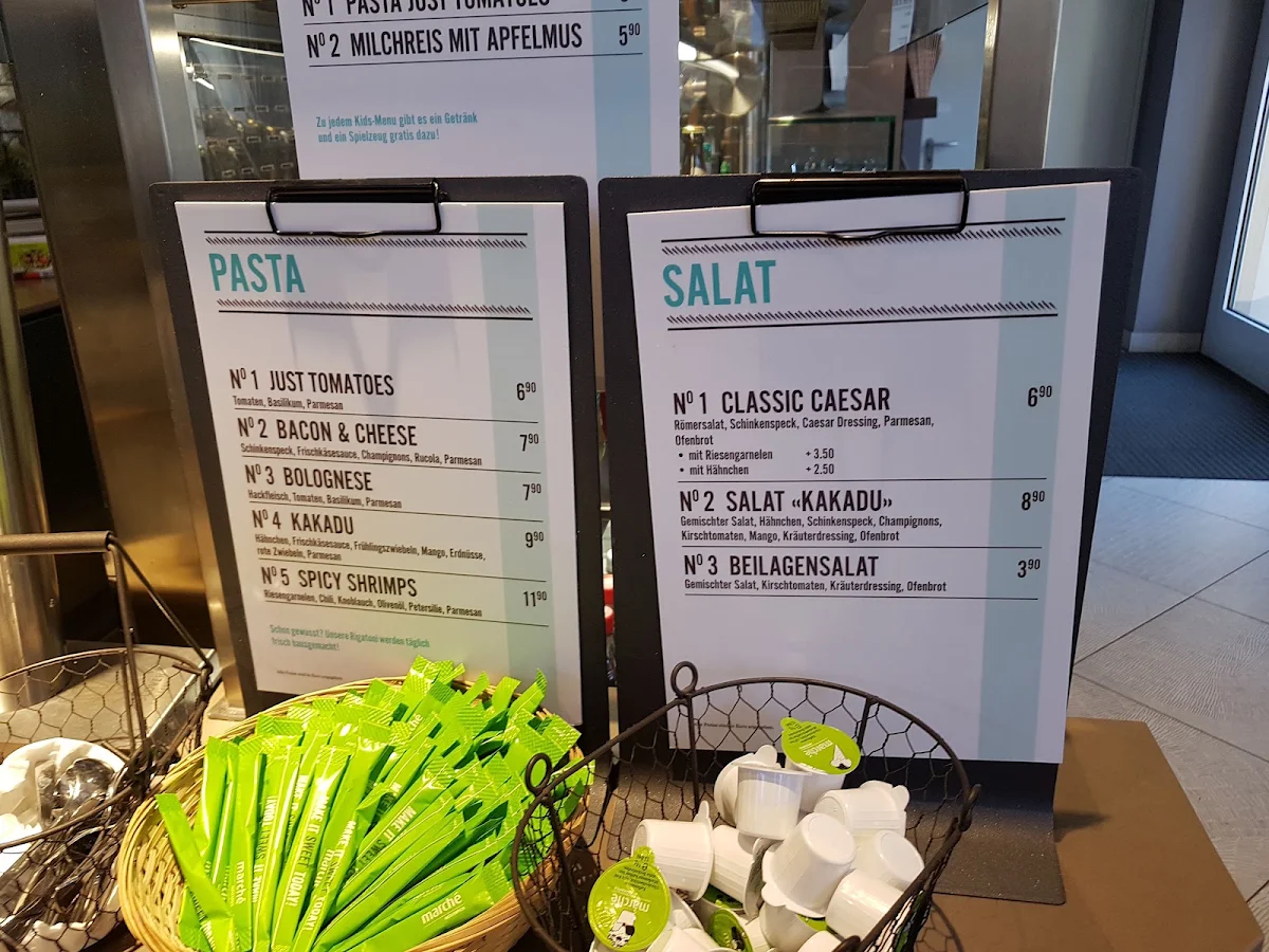 Speisekarte, Café Schloss Friedrichsfelde