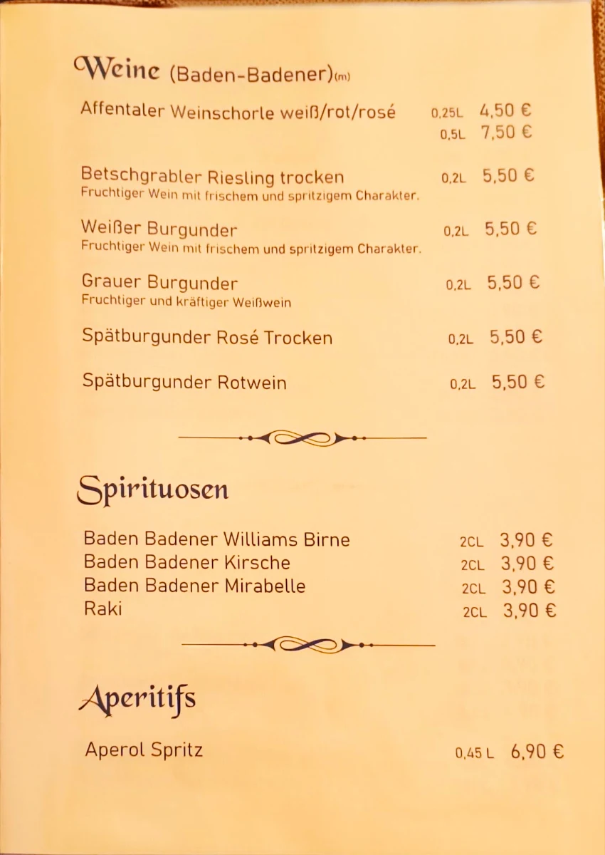 Speisekarte photo 4