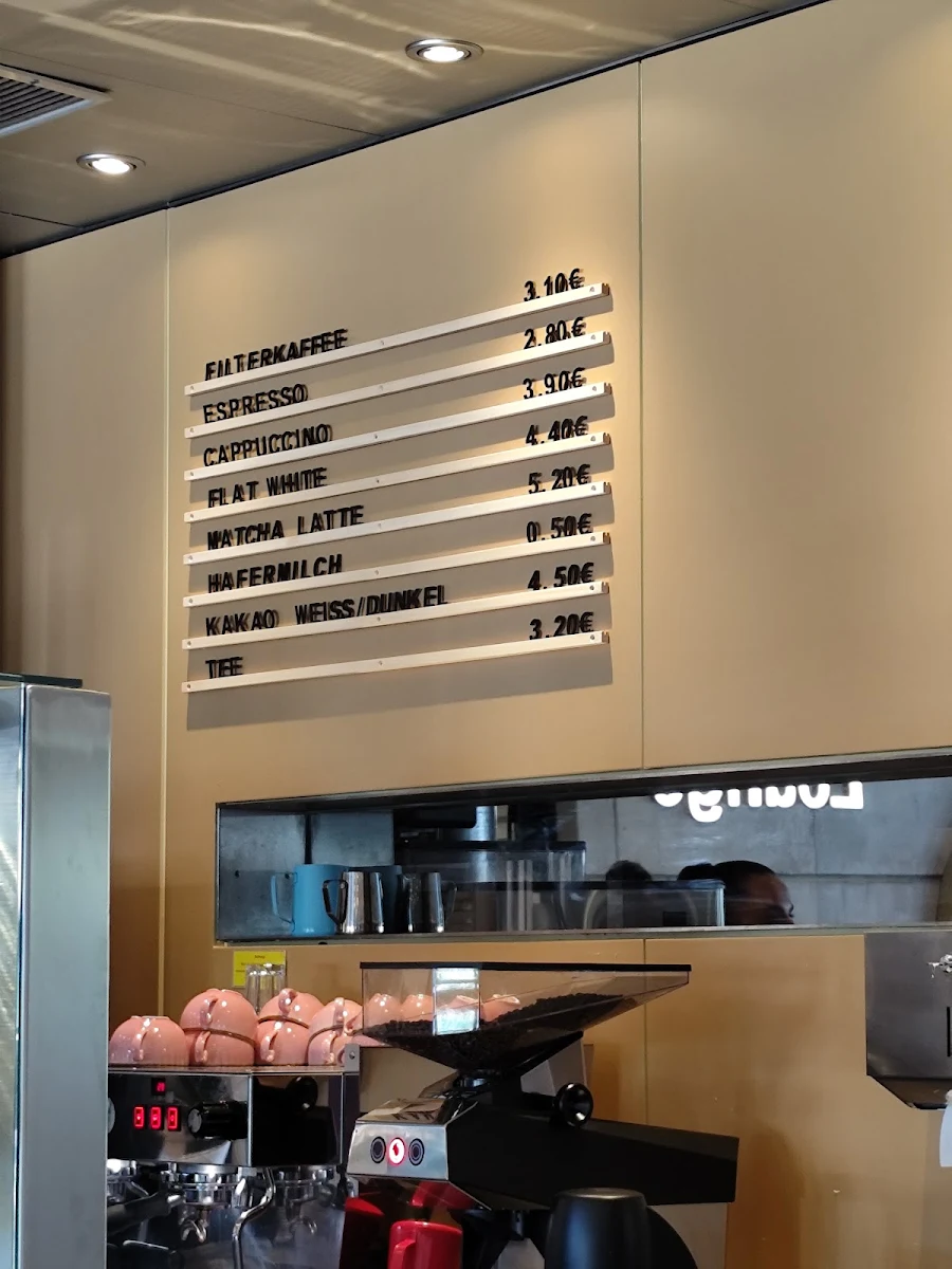 Speisekarte, Café Zwischenzeit