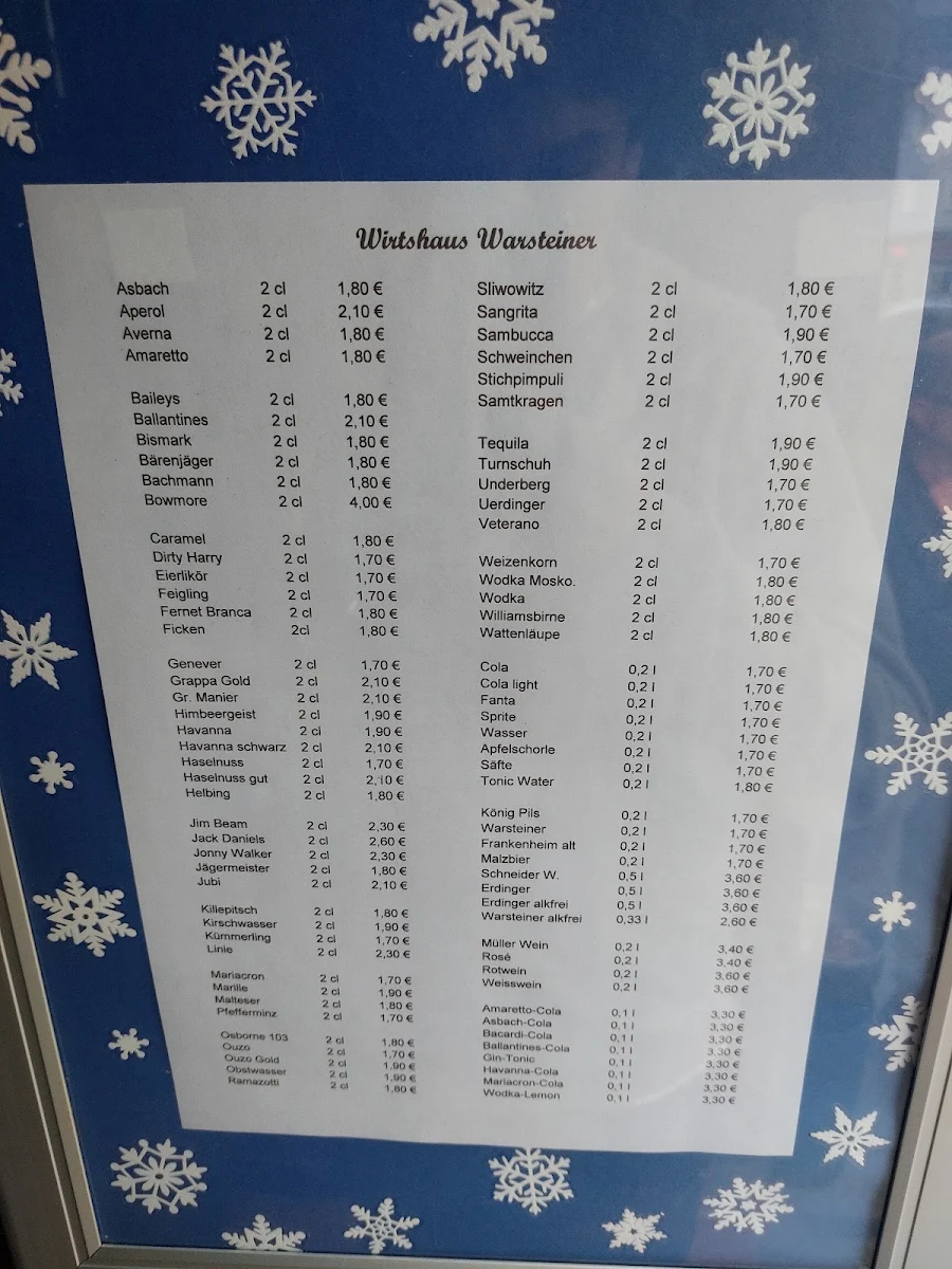 Speisekarte photo 1