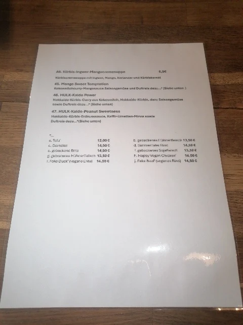 Speisekarte photo 2
