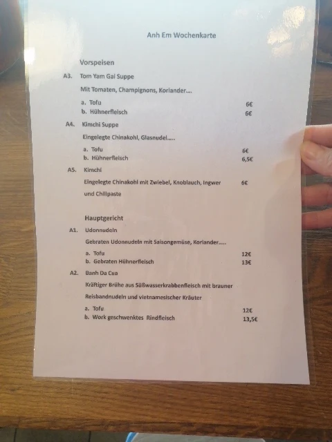 Speisekarte photo 3