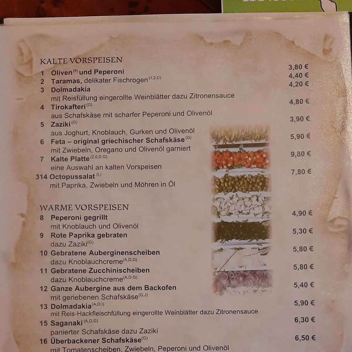 Speisekarte photo 3