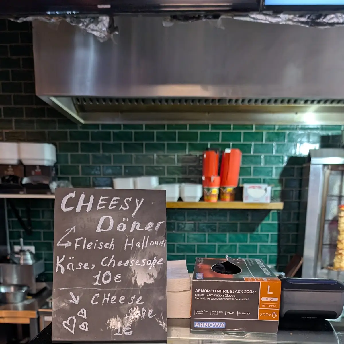 Speisekarte, Gorillas Döner