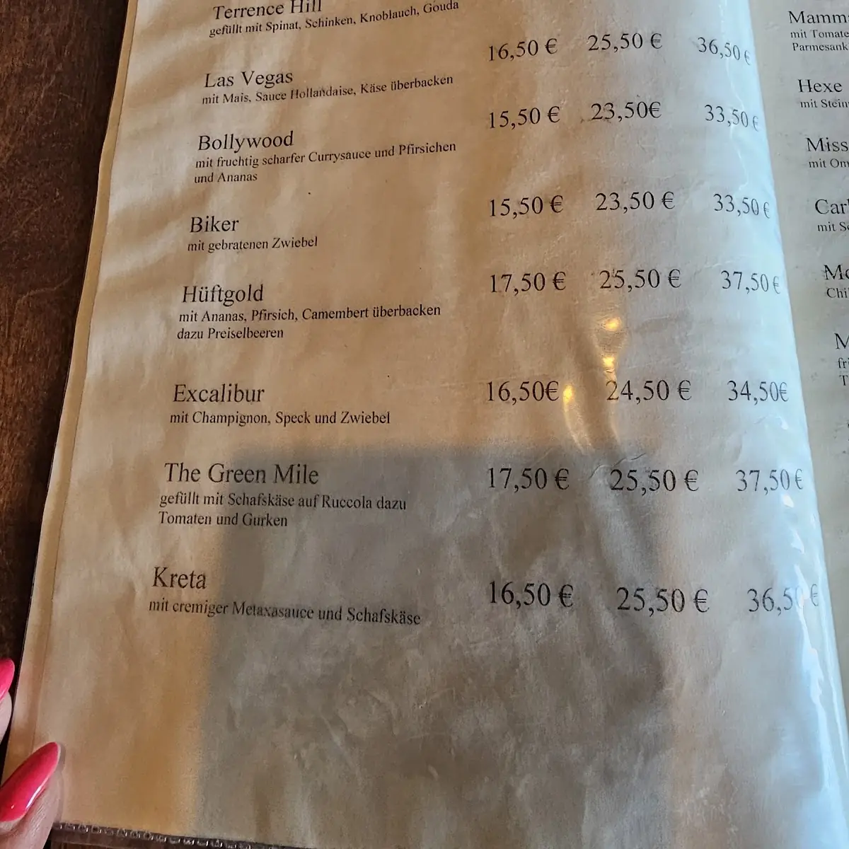 Speisekarte photo 4